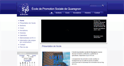 Desktop Screenshot of epsquaregnon.be